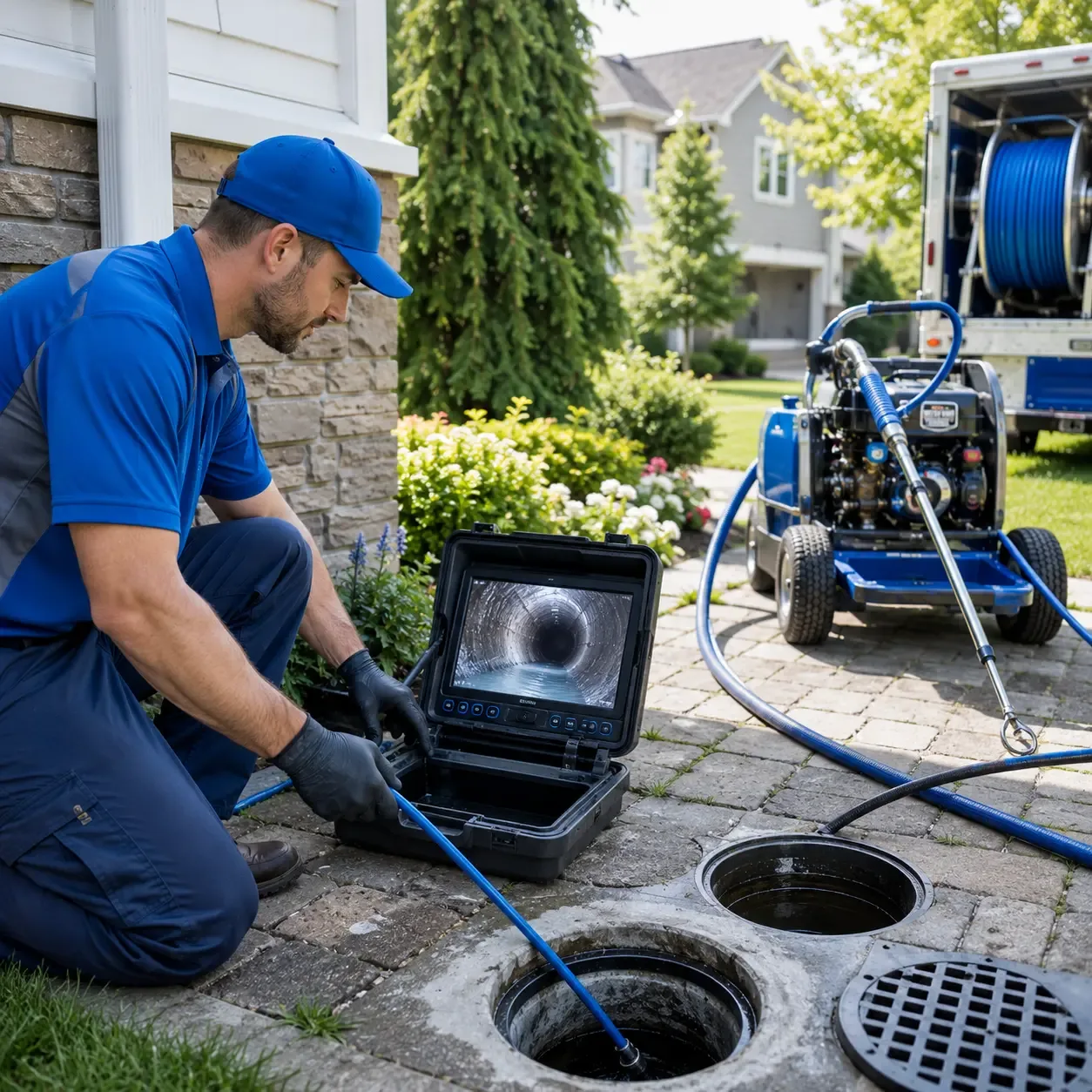 Outdoor drain cleaning professionals serving Holderness, NH